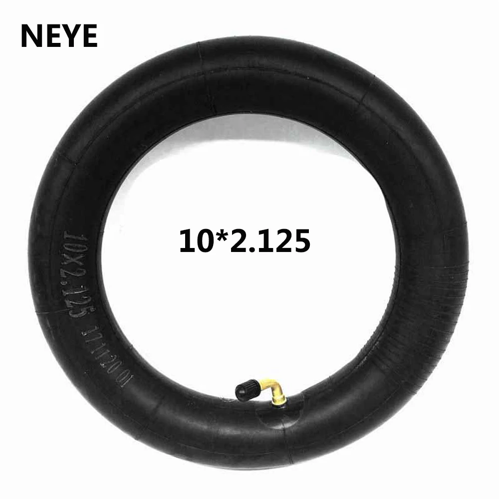Black NEYE 10*2.125 For 10 inch Xiaomi Mijia M365 Inner Tube Tire Wheel Shock absorption tire 10*2.125/2.25 Rubber Electric Scooter - Color: Black
