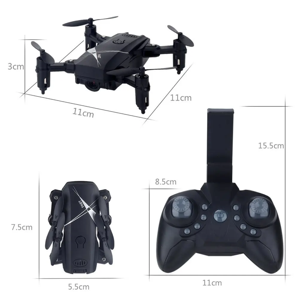 LF602 2.4G Mini FPV Foldable RC Quadcopter Drone Aircraft with 0.3MP Wifi Camera Gesture Selfie Altitude Hold
