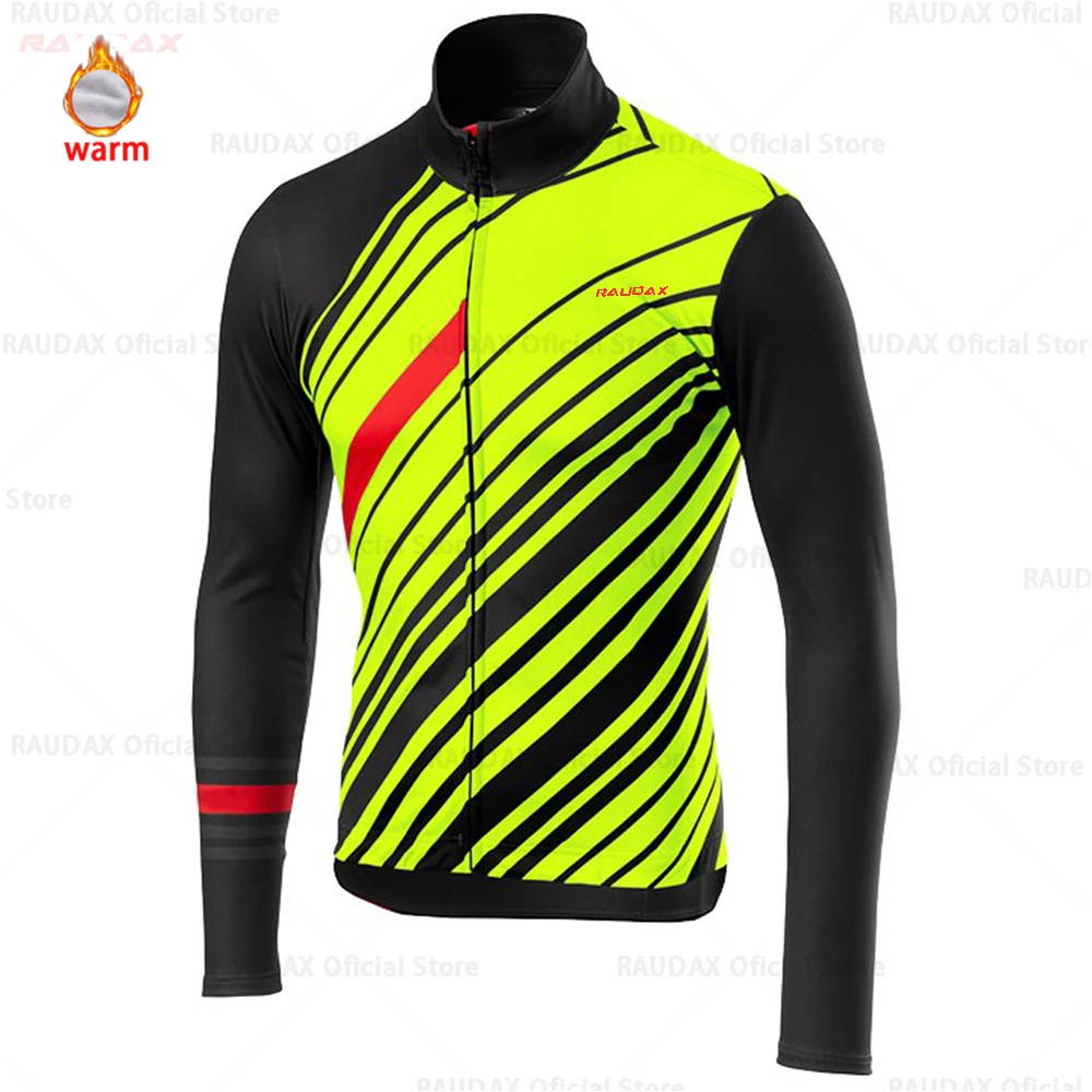 Long jersey 1 Зимняя профессиональная велосипедная Джерси, теплый флисовый велосипедный костюм с длинным рукавом, комплект Майо Ropa Ciclismo Invierno, куртка - Цвет: Long jersey 1