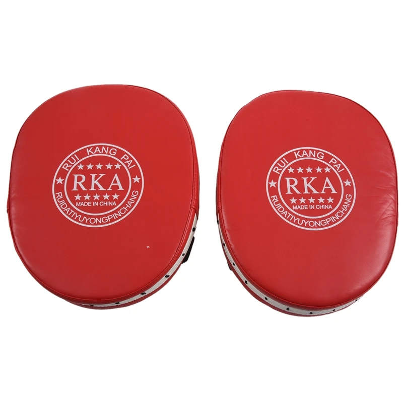 2X лезвия колодки бокса обучение Chocks рук колодки kickbox Kick колодки красный
