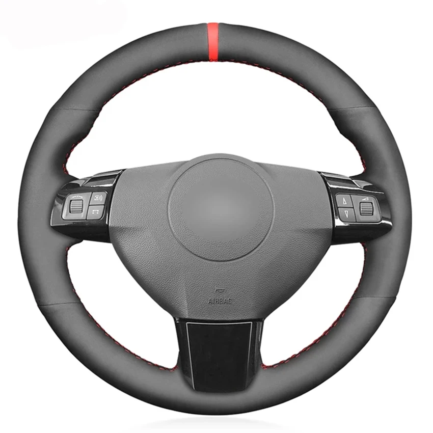 

Black Faux Suede Steering Wheel Cover for Opel Astra 2004-2009 Zaflra 2005-2014 Signum 2005-2009 Vectra 2005-2009 Holden Astra