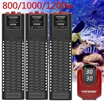 

Mini Aquarium Heating Rod Water Submersible Fish Tank Heating Rod Automatic Thermostat Temperature Control Tools 800/1000/1200W