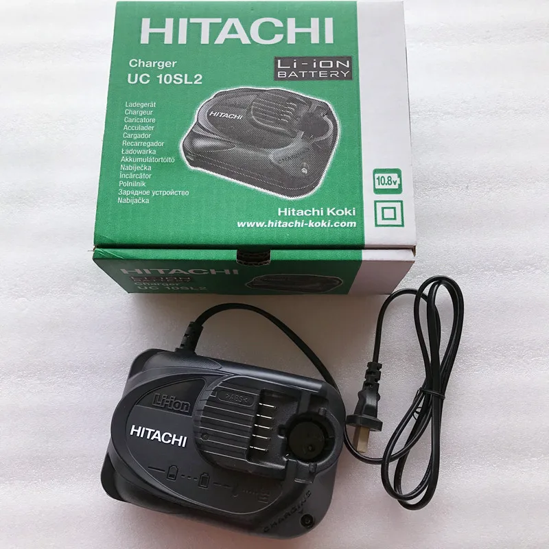 AC220-240V Зарядное устройство UC10SL2 для экскаватора HITACHI 10,8 V 12V UC10SFL BCL1015 BC10DAL DS10DFL DB10DL WH10DL WH10DFL CR10DL WH10DCL CG10DL