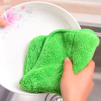 

Superfine Fibre xi jin Oil-free Dish Towel Scouring Pad Cleaning Cloth