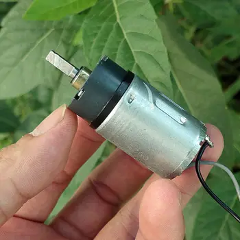 

DC 3V-12V 6V 156RPM Micro 370 Planetary Full Metal Gear Motor Small Large Torque Electric Motor D shape Shaft Low Speed DIY