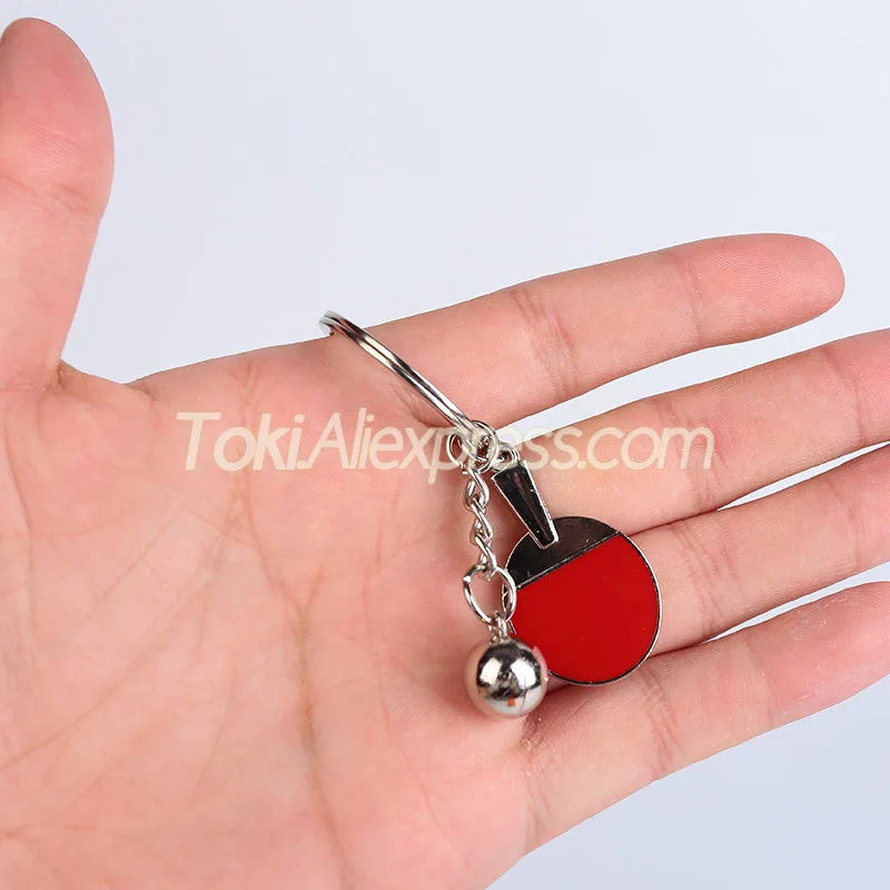 Original GEWO Mini Table Tennis Racket Keychain / Key Chain Pendant Ping Pong Bat Small Gift / Souvenir / Collection