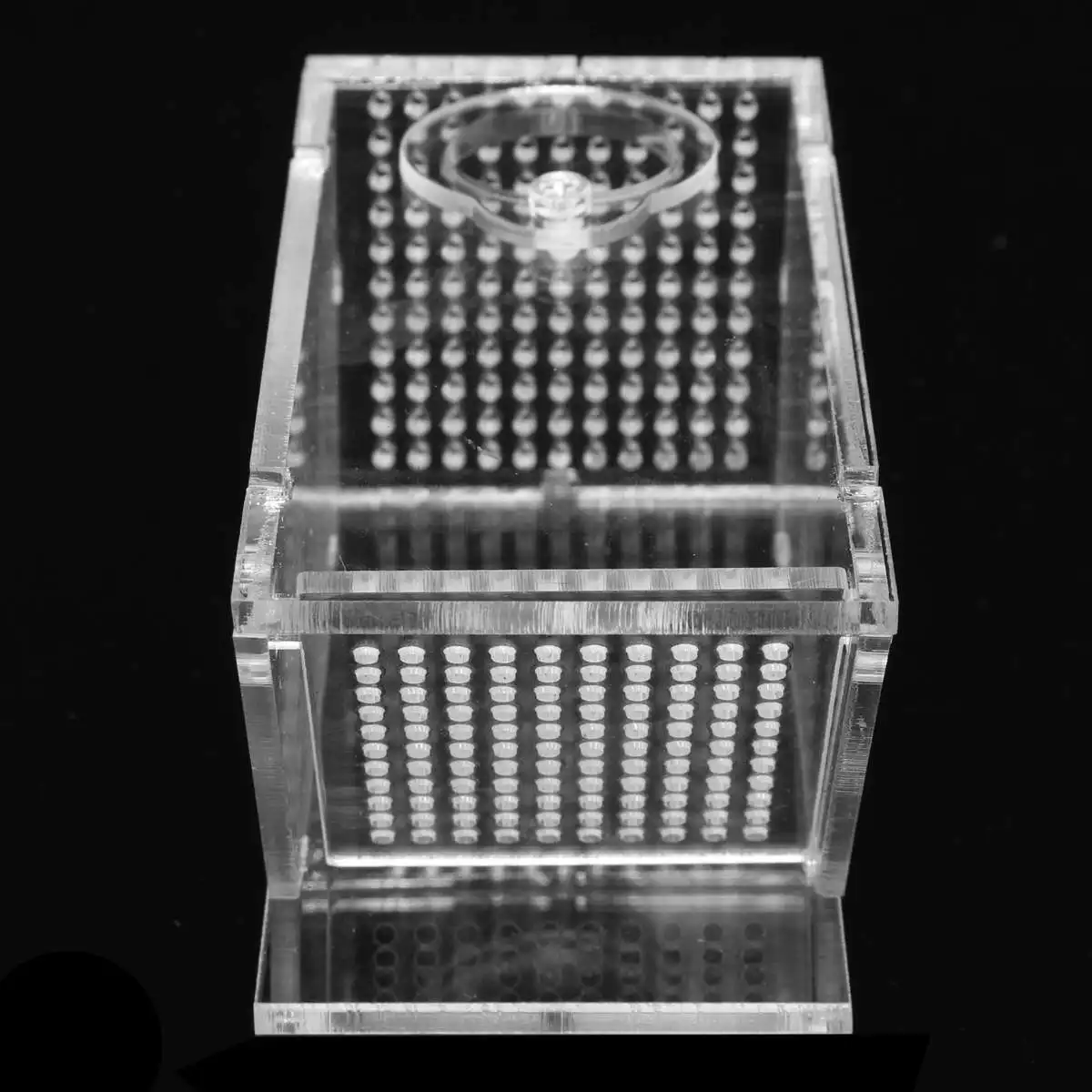 Acrylic Aquarium Shrimps Crabs Trap Box One-way Valve Safe Catch Box Fish Tank Supplies Transparent Acrylic Fishing Boxes Clear