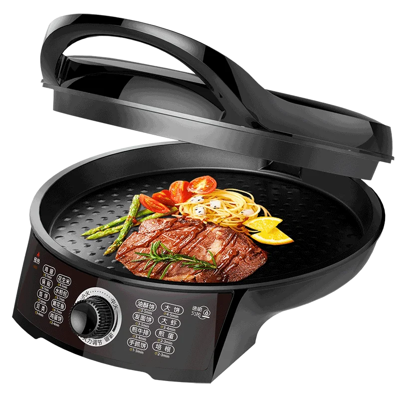 

Household Electric Baking Pan Double Sided Pancake Pot Barbecue Machine Automatic Power-off Double-sided Heating Sandwich Maker