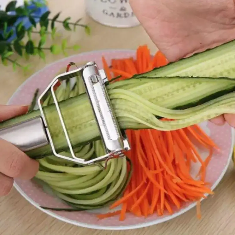 

Stainless Steel Multi-function Vegetable Peeler&ampJulienne Cutter Julienne Peeler Potato Carrot Grater Kitchen Tool