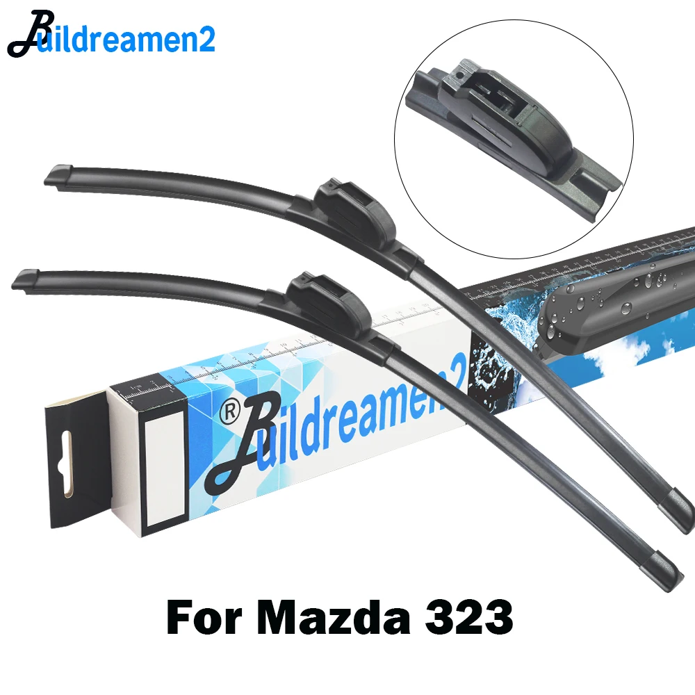 Buildreamen2 2 шт. Щетка стеклоочистителя автомобиля Авто Резиновые стеклоочиститель