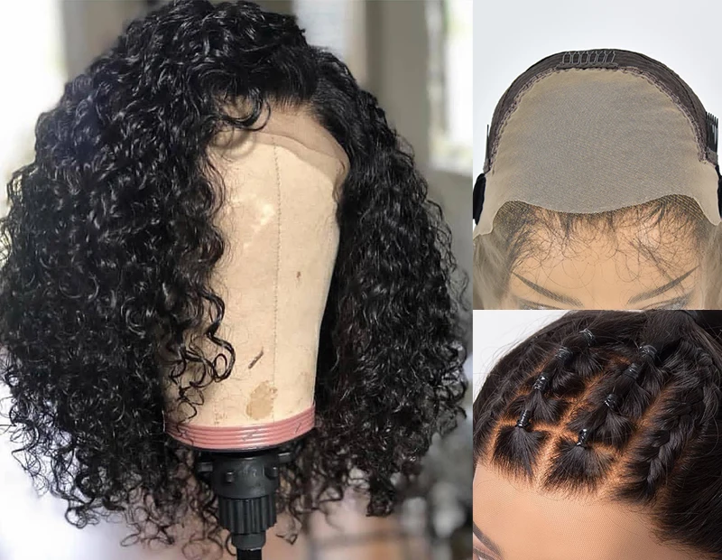 curly fake scalp 