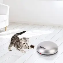 Электрический робот-пылесос для собак с жестким полом, игрушка-тизер для кошек, чистящее устройство