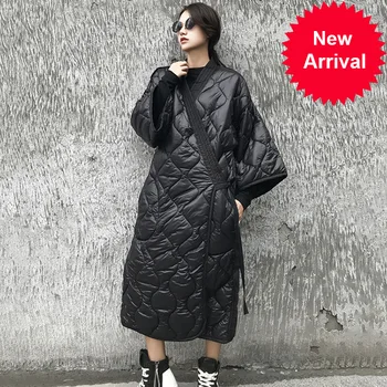 

New Spring 2020 And Winter Japan Styles Batwing Sleeves Loose Big Size Cotton-padded Coat Women Windbreaker