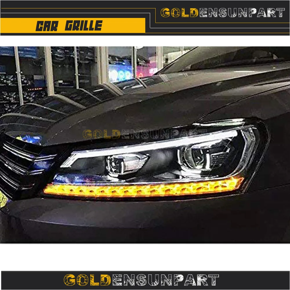 Фары в сборе 2011- биксеноновые линзы проектор светодиодный DRL Forvw для passat b7