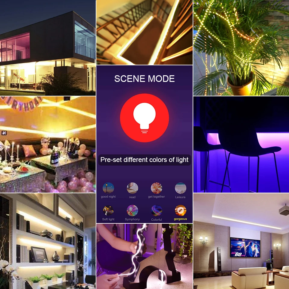 Wifi Remote Control Switch RGBW Light Strip Controller For Tuya Smart Life Compatible Alexa Google Assistant 16Million Colors