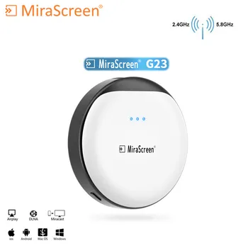 

MiraScreen 5G WiFi 1080P TV Stick Miracast ios Android TV Dongle Receiver anycast DLNA Airplay TV Stick for Netflix YouTube