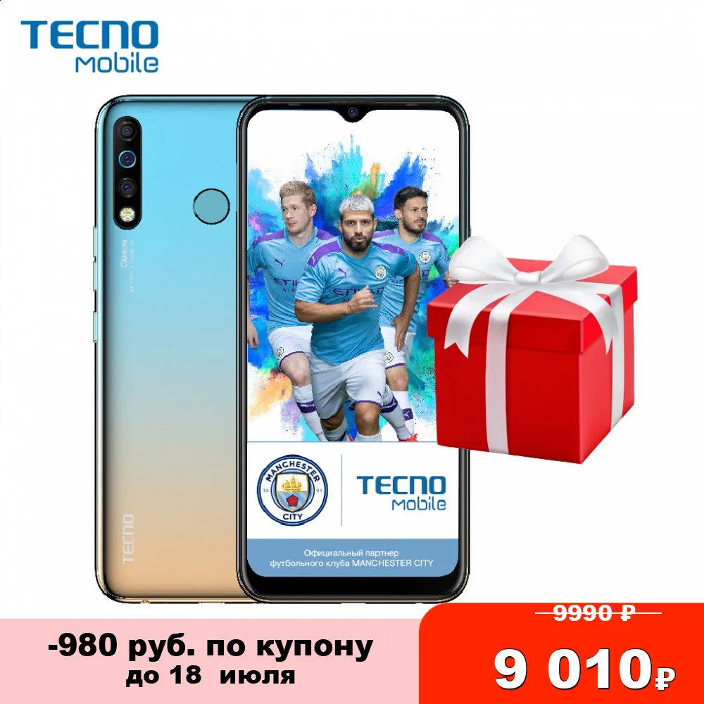Смартфон TECNO CC7 CAMON 12, 16,51 см (6.5") 1560 x 720, 2.0GHz, 4+4 Core, 4GB RAM, 64GB, 16 МП+8 МП+2 МП/16Mpix, 2 Sim|Смартфоны и мобильные телефоны| | АлиЭкспресс