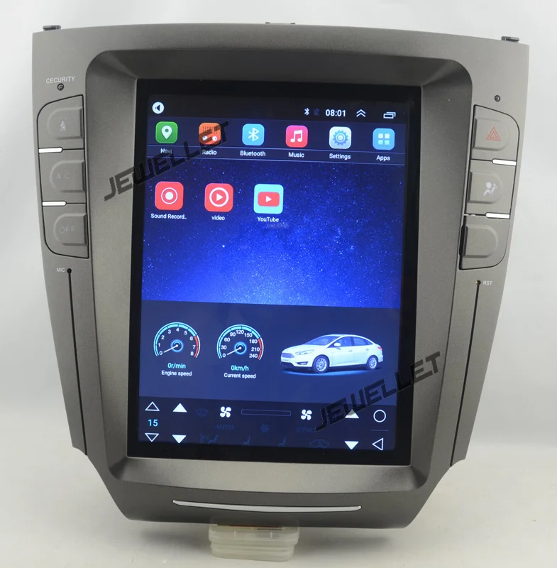 10," tesla стиль android 6,0 четырехъядерный автомобиль gps Радио Видео навигация для Lexus IS IS200 IS220 IS250 IS300 IS350