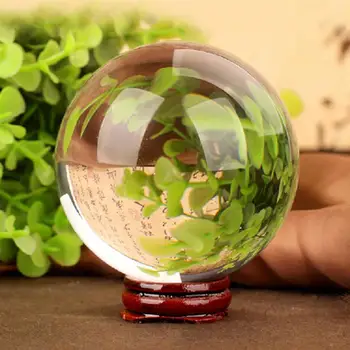 

Globe K9 Clear Chandelier Lens Ball Crystal Glass Ball Crystal Ball Stand For Sphere Photography Decoration Home Decorative ball