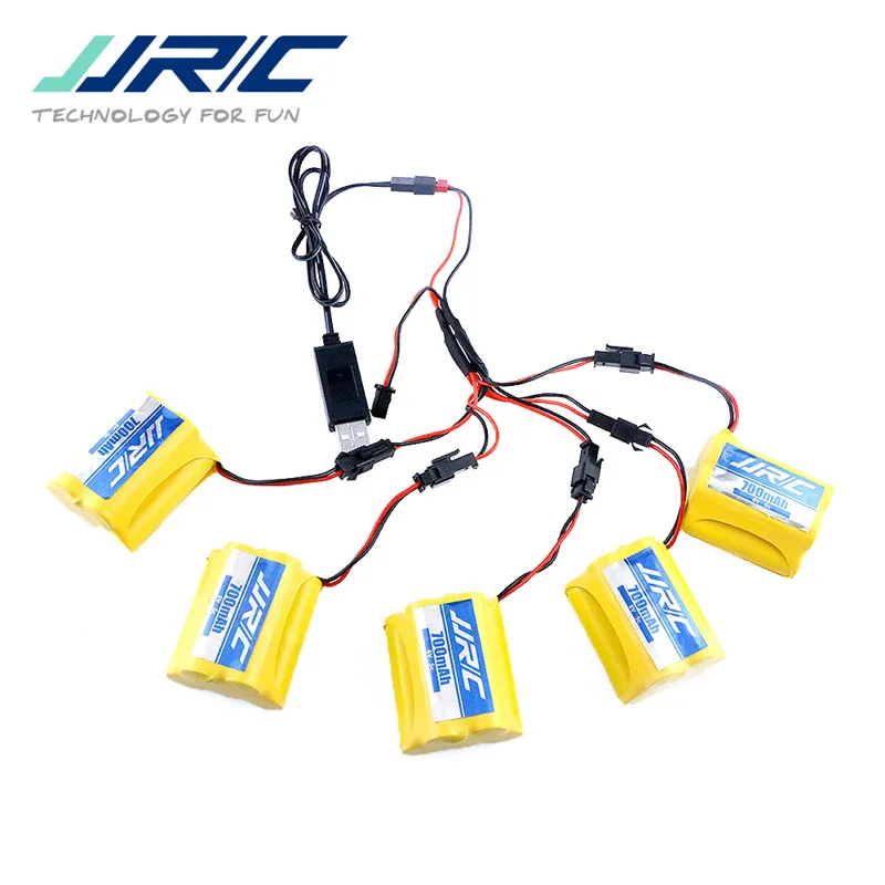 

5PCS JJRC Q60 Ni-Cd 6V 700MAH 5C Battery+USB Line-04+DYX-0009 For JJRC Q60 RC Car Parts DIY Accessories