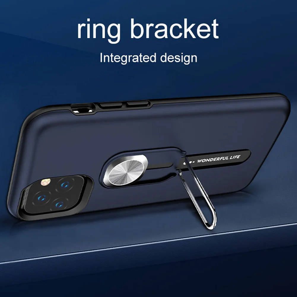 Магнитный держатель для кольца на палец подставка Броня Жесткий Чехол для iPhone 11/11Pro Max_ WK