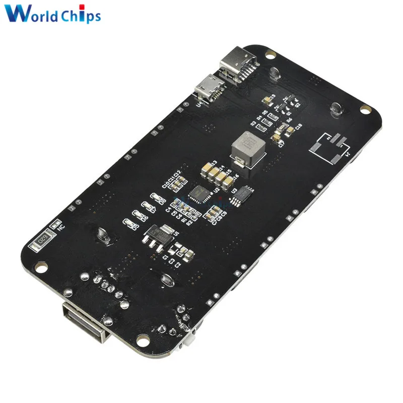 Double 18650 Shield V8 5V//3A 3V//1A Power Bank Charging M