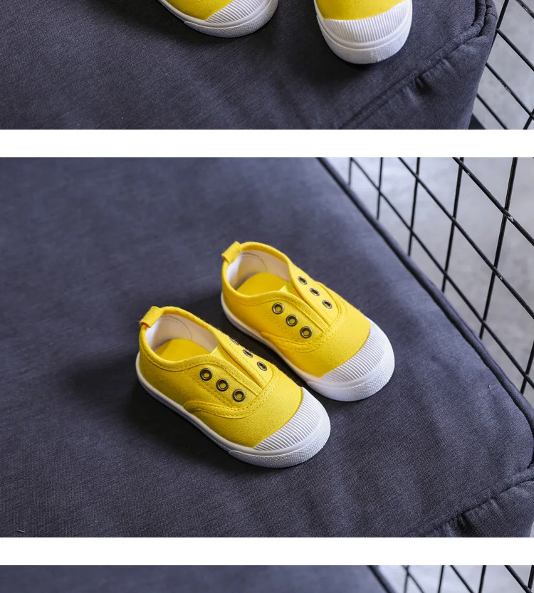 2020 Candy Color Kids Shoes For Girl Children Canvas Shoes White Sneakers Comfortable Boys Flat School Shoes best leather shoes