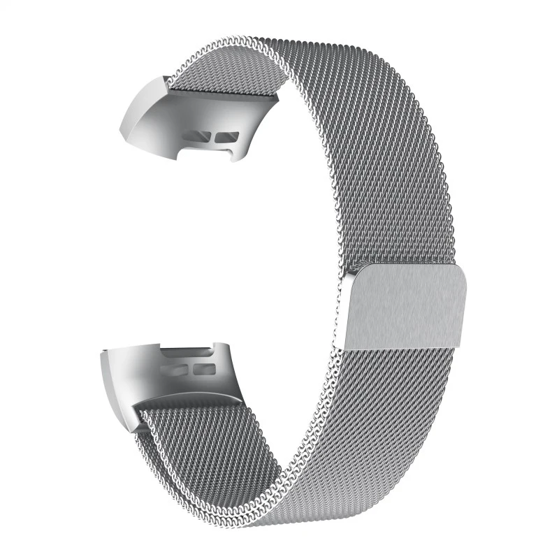 Совместимые с Fitbit Charge 3/4 ремешки для женщин и мужчин сетчатый магнитный