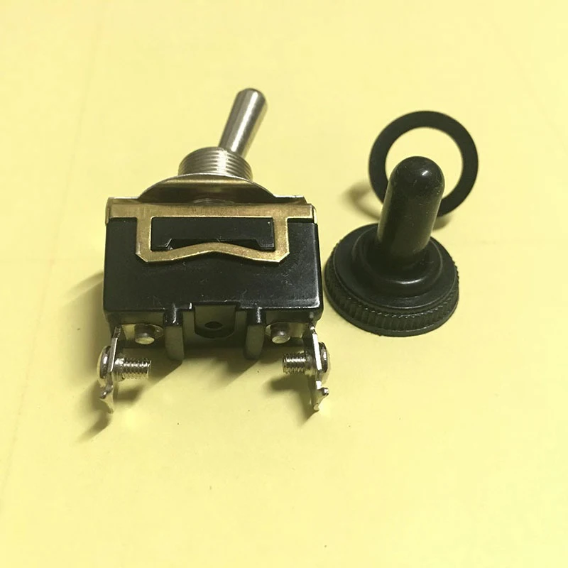 5 шт. 2 Pin Heavy Duty рокер тумблеры на включения/выключения Водонепроницаемый загрузки электрические однополюсные выключатели 15A 250V