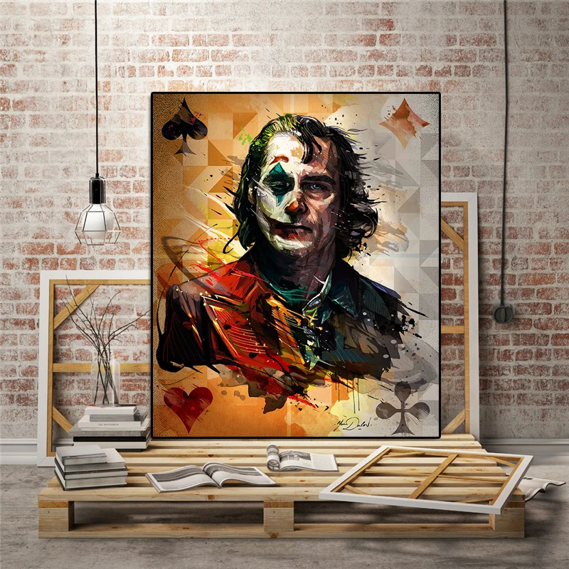 GOODECOR Poker Clown Painting Canvas Painting Clown Posters and Prints Wall Decoration Painting Living Room Decoration Painting GOODECOR Poker Clown Painting Canvas Painting Clown Posters and Prints Wall Decoration Painting Living Room Decoration Painting