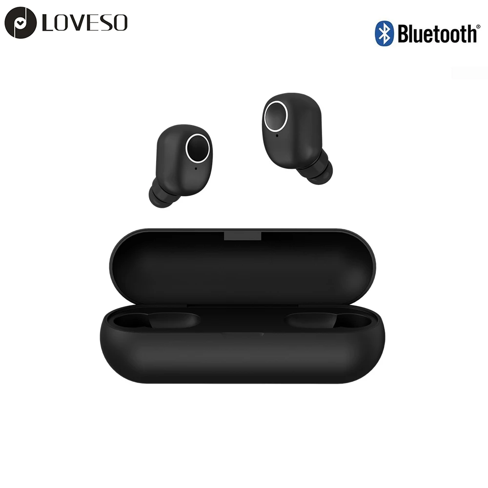 

LOVESO Q1 TWS Wireless Bluetooth 5.0 Earphones Mini With Magnetic Charging Box Sport HD Stereo Earbuds Headset For Xiaomi iPhone
