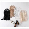20 Autumn Women Add Velvet Blouse Girl Mesh Patchwork Shirt Spring Long Sleeve Lace Blousas Basic Tops Pullovers Bottomings 1290 2