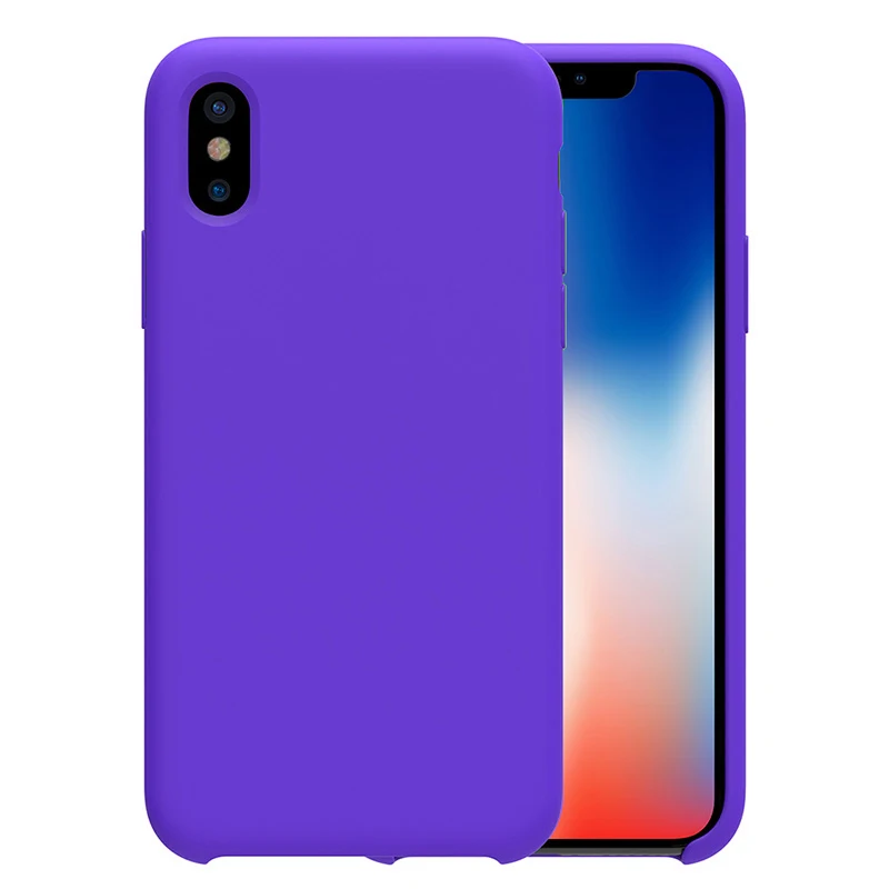 Deep Purple Роскошный официальный силиконовый чехол для iphone 11 Pro Max 6s 6 8 7 Plus с логотипом для iphone 11 Pro Max Чехол 7 8Plus X XS XR чехол - Цвет: Deep Purple