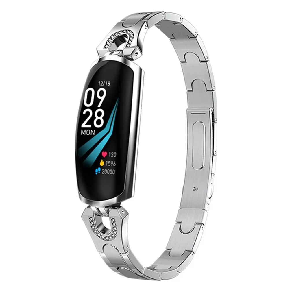 

AK16 Smart Bracelet Women Activity Fitness Tracker Heart Rate Monitor Blood Pressure IP67 Waterproof Smart Wristband