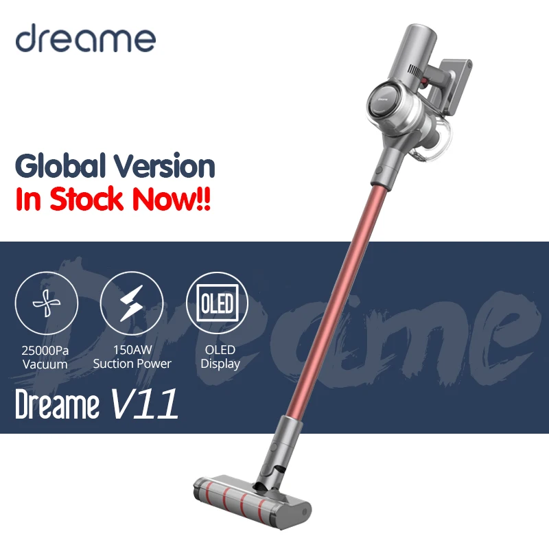 Dreame V11 Handheld Wireless Vacuum Cleaner Oled Display Portable