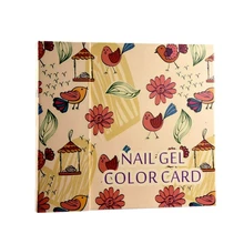 HTHL-120 цвета Маникюрный Инструмент Новые Накладные ногти цвет книга цветной дисплей Гель-лак для нейл-арта цветная карта диаграмма цветов ногтей практика B