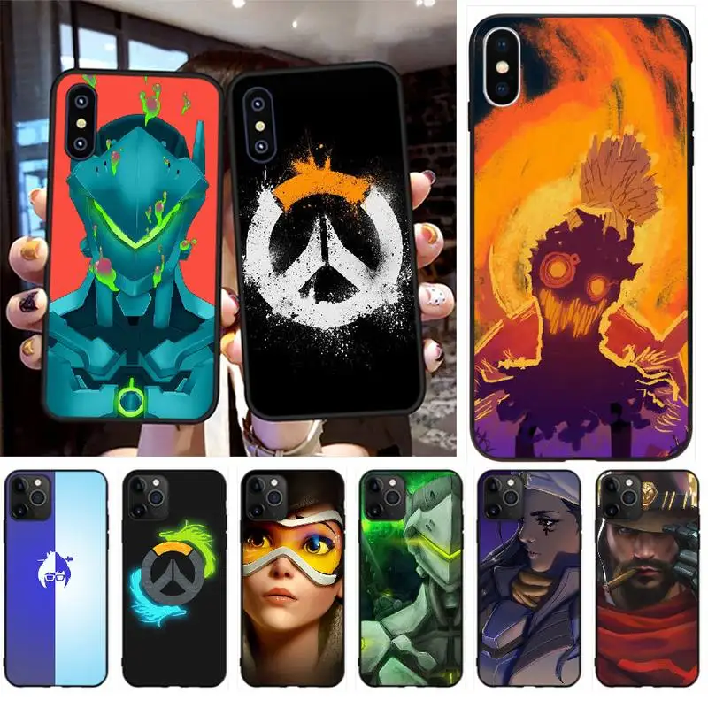 NBDRUICAI Overwatch ow Game Coque Shell Phone Case for iPhone 11 pro XS MAX 8 7 6 6S Plus X 5S SE XR case | Мобильные телефоны и