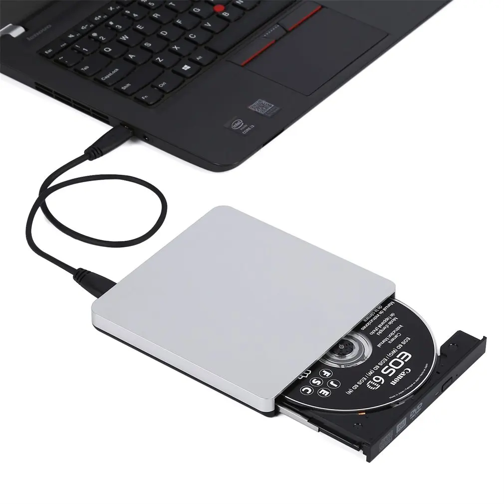 Практичный внешний корпус для жесткого диска USB3.0 Портативный внешний интерфейс жесткий нечетный жесткий диск HDD коробка SATA диск Серебро