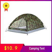 Tomshoo 1/2 Persoon Tent Ultralight Enkele Laag Water Weerstand Camping Tent PU1000mm Met Draagtas Voor Wandelen Reizen