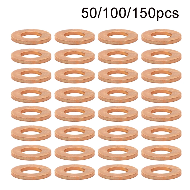 Sump Plug Washers Copper Flat Seal Washer For Peugeot 308 307 207 208