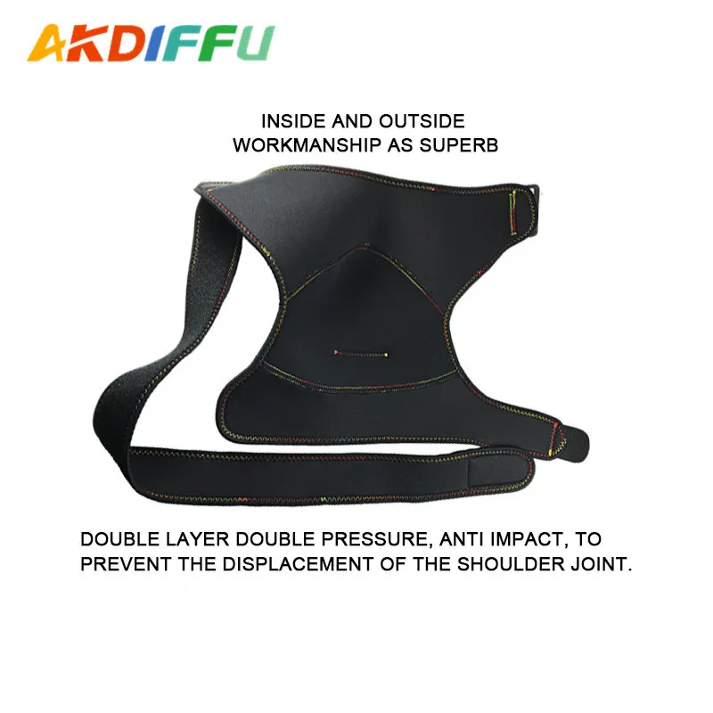 Aike Diffie 5501# Наплечная Подушка с регулируемым давлением, теплая, здоровая, фиксированная защита, Спортивная защитная одежда