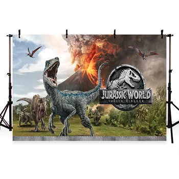 

Jurassic World Falling Kingdom theme shooting background big boy scene shooting photo vinyl shooting props