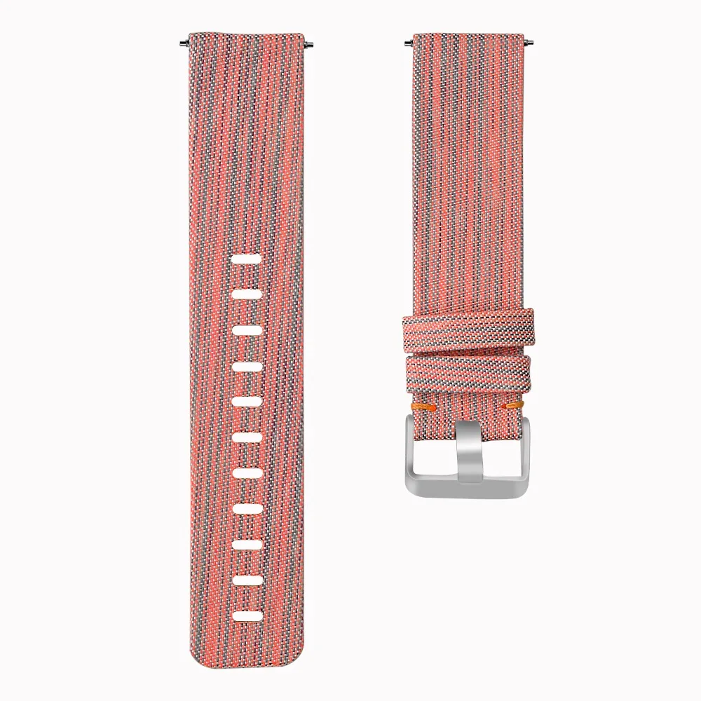 Для Fibit Versa 2 Band нейлоновая плетеная ткань Смарт-часы ремешок для Fitbit Versa/Versa Lite Smartband аксессуары металлическая застежка