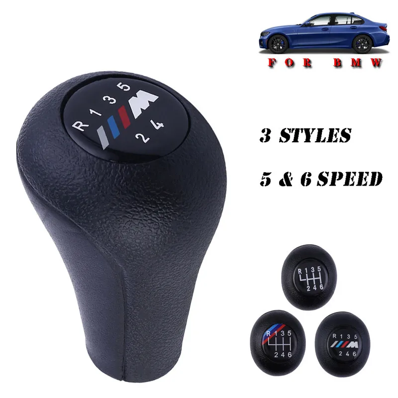 CARPRIE Gear Shift Knob Lever 5/6 Speed For 1 3 5 6 Series E30 E32 E34 e36 E38 Gear Lever Knob Leather Engranaje a6