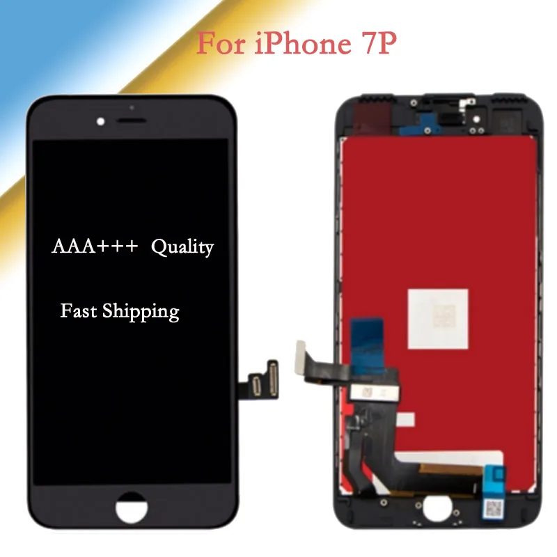 

AAA+++ Best Quality LCD For iPhone 7P LCD&Touch Screen Digitizer 100% Tested 7Plus 5.5 Display With 3D Touch-Screen-Assembly