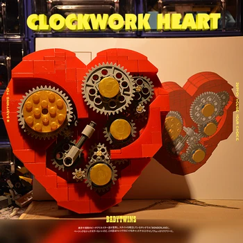 

182 tablets building blocks love blocks gears educational toys display model gifts abs environmental plastic