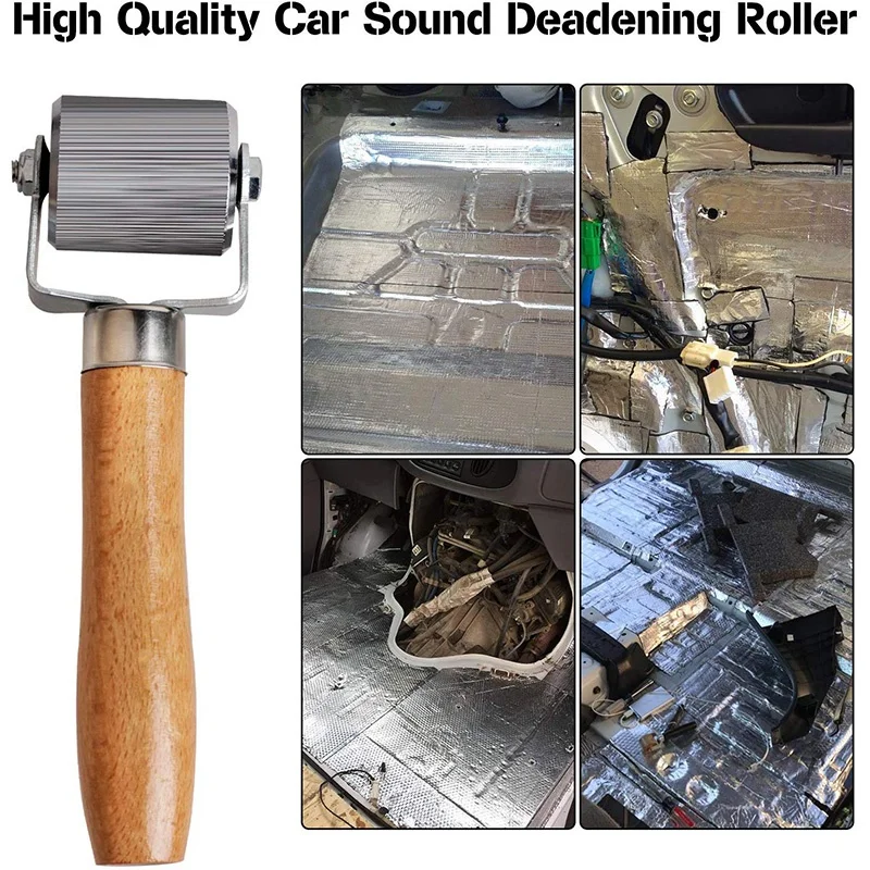 3 Pcs Car Sound Deadening Roller Metal Installation Tool for Auto Noise Roller Car Sound Deadener Application Installation Tool