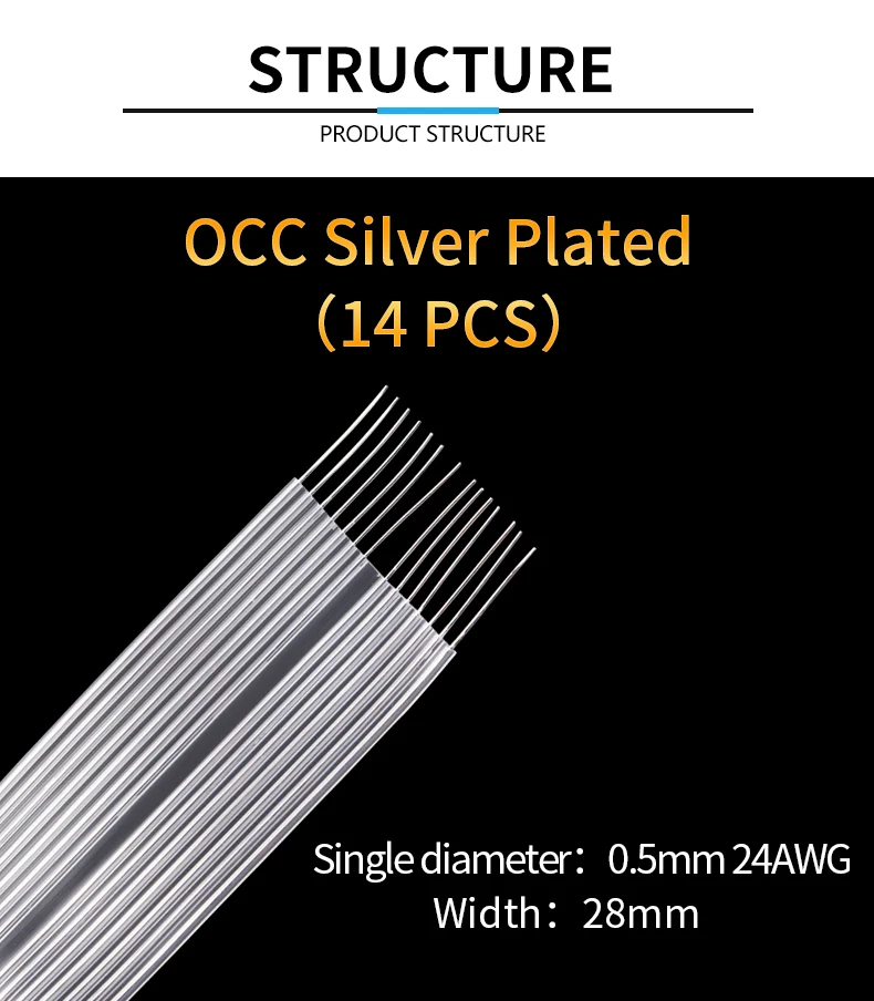 US $31.87 Fever HiEnd Ribbon Audio Speaker Cable OCC Silver Plated Carbon Fiber Rhodium Plated Plug Pure Copper Gold Plated Plug