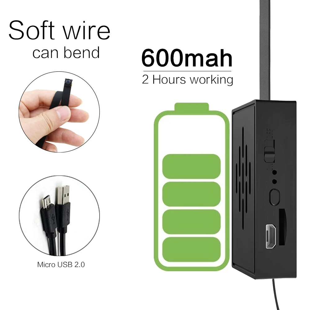 Gravador de Vídeo em Tempo Real de Segurança em Casa Wifi Mini Câmera Micro Camcorder Módulo Faça Você Mesmo Movimento Remoto Contro Escondido tf hd 1080p ip - Image 3