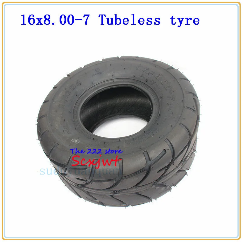 16x8. 00-7 бескамерные шины для пляжного автомобиля 16X8-7 ATV Go-kart износостойкие дорожные вакуумные шины четырехколесные ATV шин